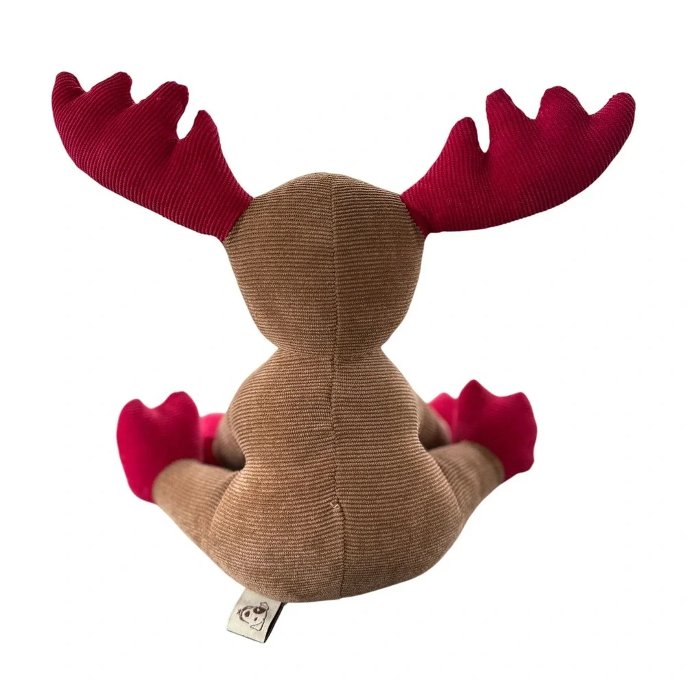 Jax and Bones‎ Wool Blend Woolies Reindeer Plush Dog Toy Christmas CUTE!